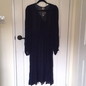 ASOS Deep Purple/Blue Midi/Maxi Boho Dress